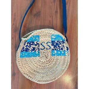 Lindroth designs palm beach ratan crossbody bag